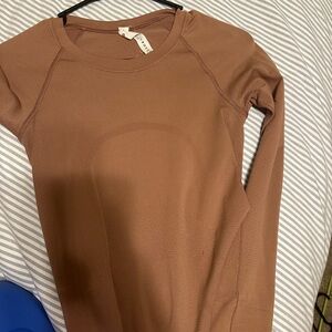 Lululemon swiftly tech, dark pink,  Long Sleeve Top